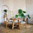 Amber Solid Wood Round Farmhouse Dining Table, Rustic Design-856240343