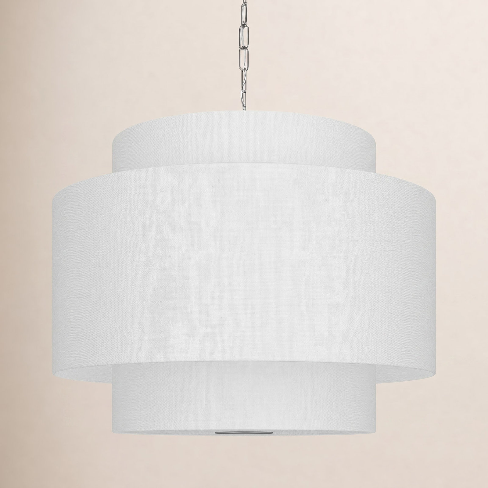 Tanyel 3-Light Chandelier, Polished Nickel