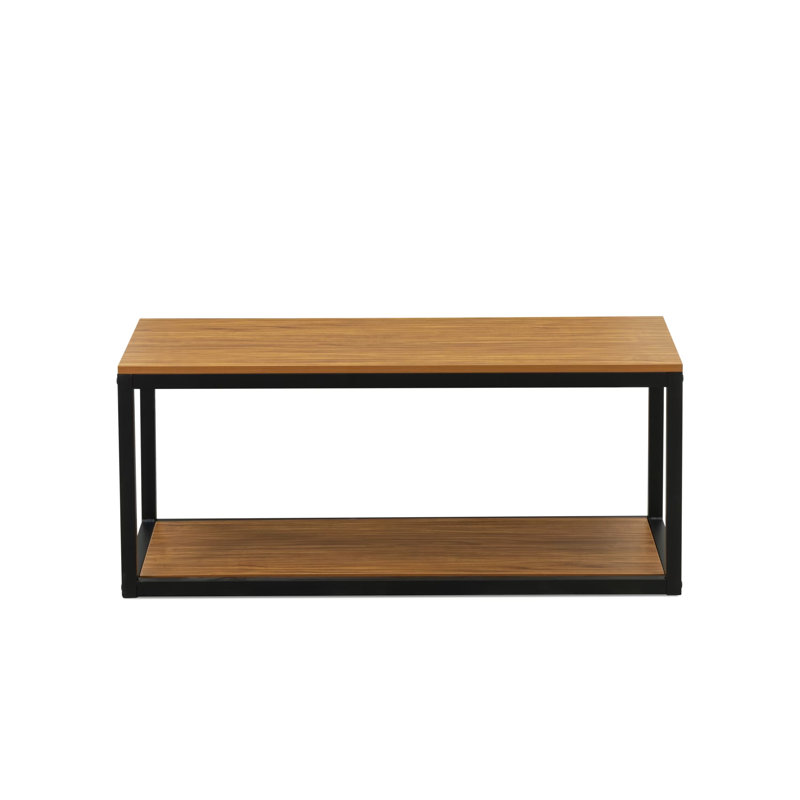 Table basse Norwich - Table d'appoint rectangulaire Mid Century