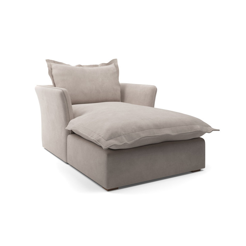 Haven Chaise Lounge, Sand 100% Cotton
