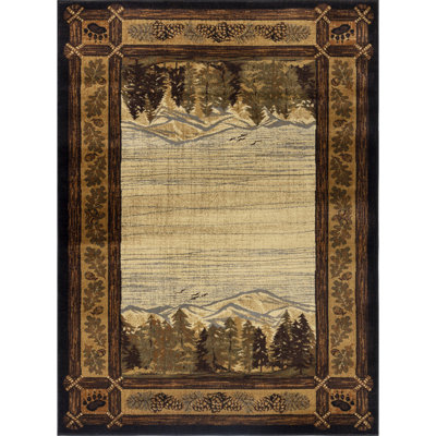 Nature's Nest GC_CBL3009 7 ft. 10 in. x 10 ft. 3 in. Lodge Area Rug