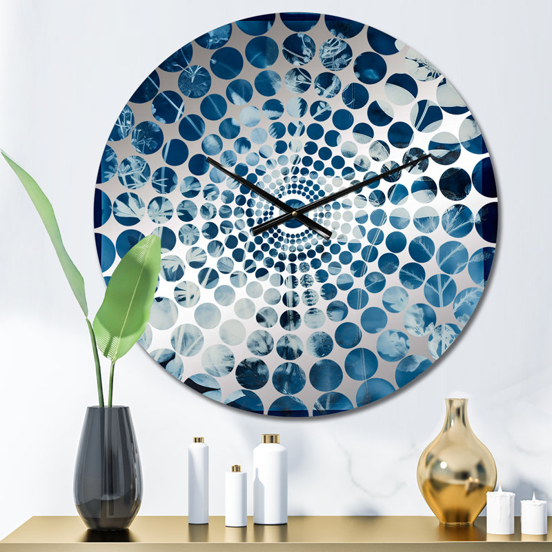 Horloge murale Hannabelle - Abstract Botanicals, Petit