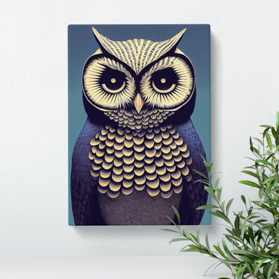 Soulful Owl - Wrapped Canvas