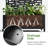 Metal Planter Box with Trellis with Wheels-689363933