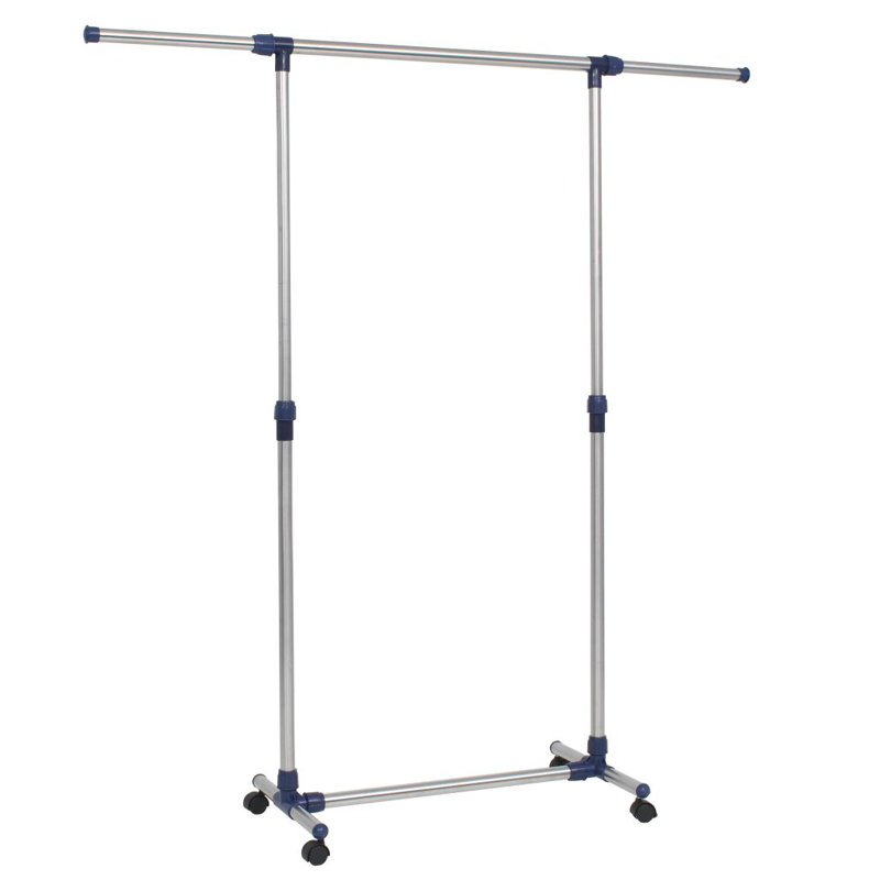 Hinds Adjustable Rolling Clothing Rack