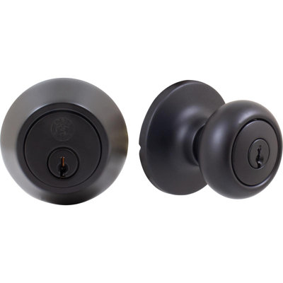 Knobs With Deadbolt Entry Set