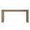 Marva 68" Wide Pine Wood Console Table w/ Glass Top, Light Warm Wash