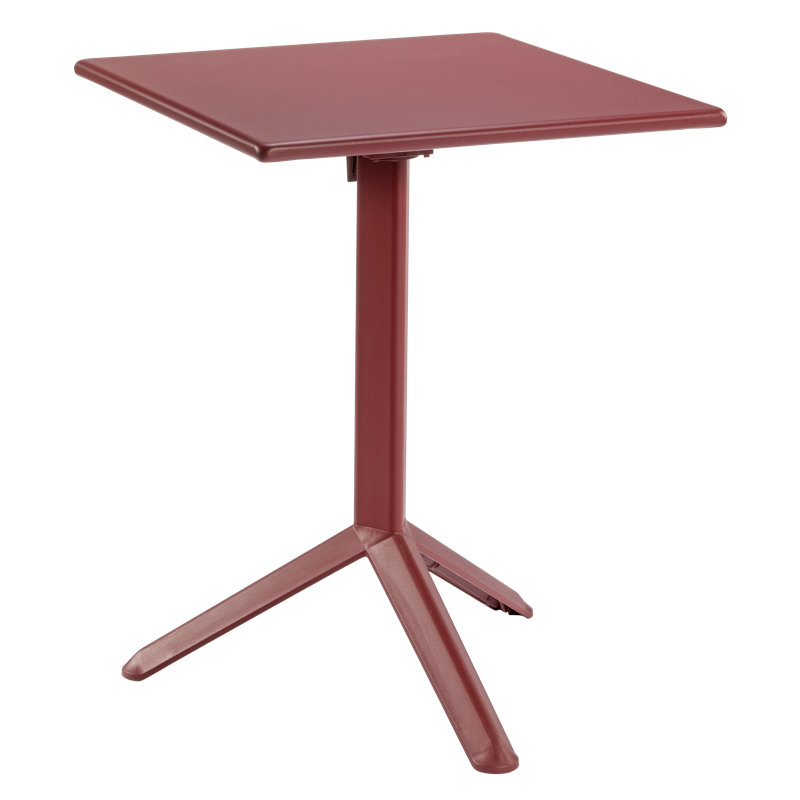 Table carrée pour l'extérieur L 23,5 po x l 23,5 po, Indigo