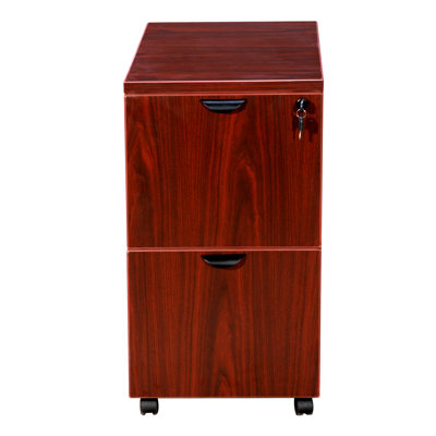 Case Goods 2-Drawer Mobile Vertical Filing Cabinet