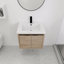 Armoire de salle de bain avec lavabo, portes à fermeture douce, conception à fixation flottante-120193990