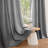 Outdoor Curtain with Tab Top, Waterproof Black Out Thermal Insulated Outdoor Bedroom Livingroom Curtains, Effective Sun and Privacy Protection Curtain, for Balcony Terrace Pergola Indoor, Single Panel, 80" W x 108" L Gray-820979238-821017895