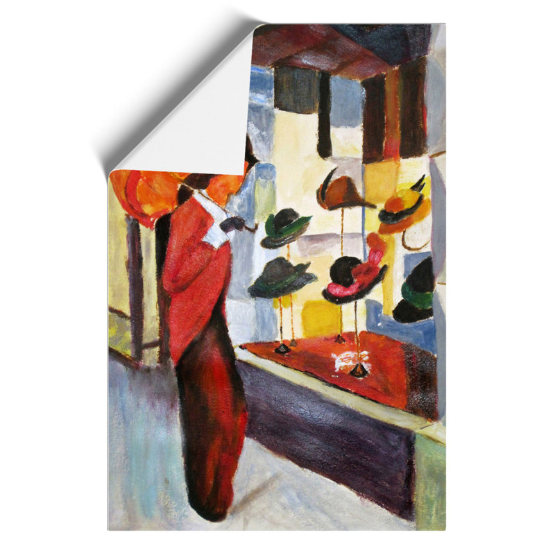 Woman by the Hat Shop by August Macke - Frameless Print, 42cm H x 30cm W x 0.1cm D