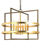 New York 6 - Light Lantern Geometric Chandelier