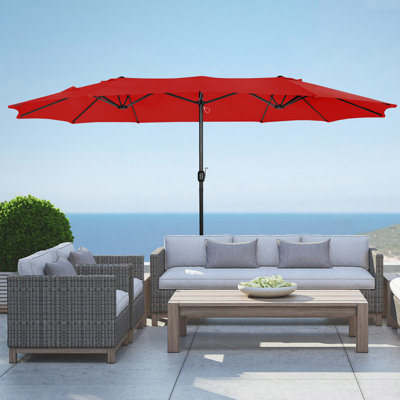 Peru 108" Double-Sided Market Umbrella