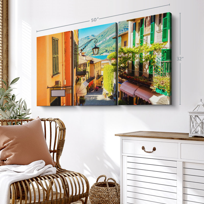 «Bellagio Village» sur, H 32 po x l 50 po