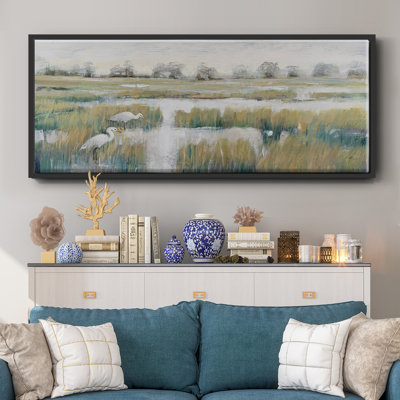 Marshland View V - Toile encadrée