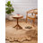 Heller Hand Woven Jute Eco-Friendly Solid Area Rugs - Round, Beige Color, Oriental Design, Low Pile, Natural Fiber, Outdoor Indoor Handmade Area Rugs for Living Room, Bed Room-1550239120