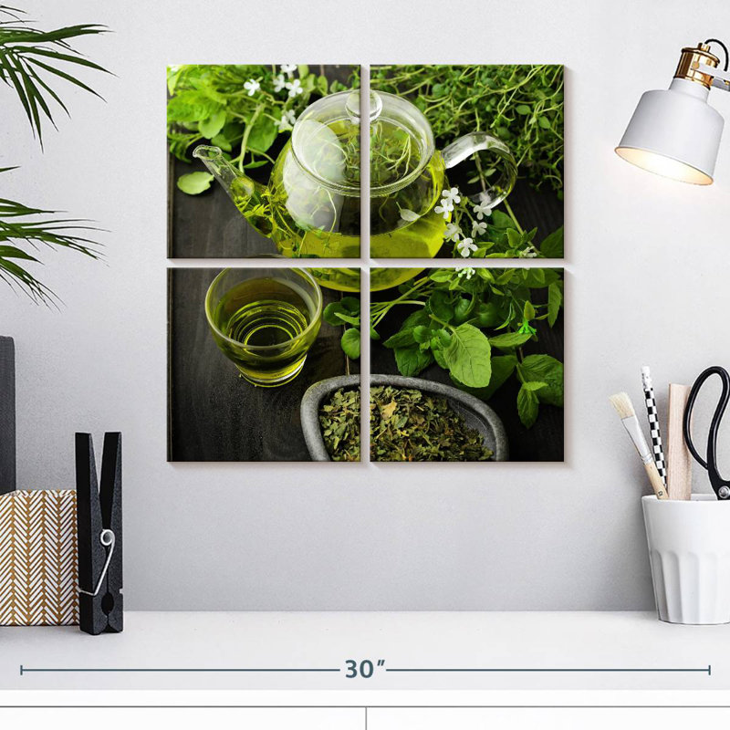 Thé vert Yarlin, H 18 po x l 18 po