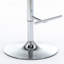Ensemble de 2 tabourets pivotants en velours avec hauteur de siège réglable, base chromée, dossiers capitonnés confortables pour la maison et la cuisine-79076051-79076007