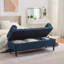 Chenille Upholstered Storage Bench-1141150570