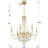 Laveah 9 - Light Steel Dimmable Empire Chandelier