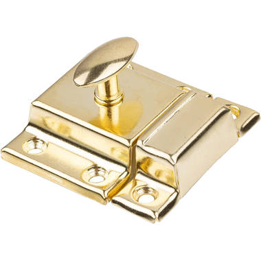 UNIQANTIQ HARDWARE SUPPLY Small Solid Brass Gold Plated Quadrant