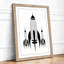 Rocket Fleet Ascent Mid-Century - Framed Print-2041740775-2041740779