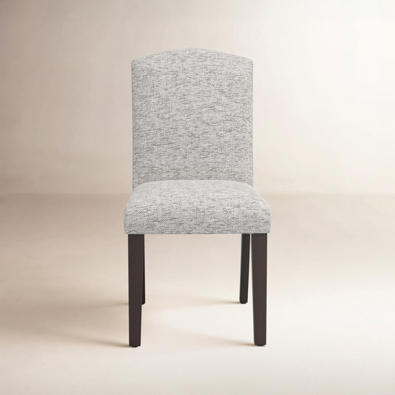 Estrela Upholstered Dining Chair, Milsap Spray Sustain® Tweed, Espresso