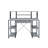 Amiel All Purpose Gray Finish Writing Desk (Not Including Office Chair)