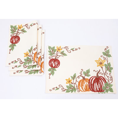 Truby Polyester Embroidered Rectangle Placemat