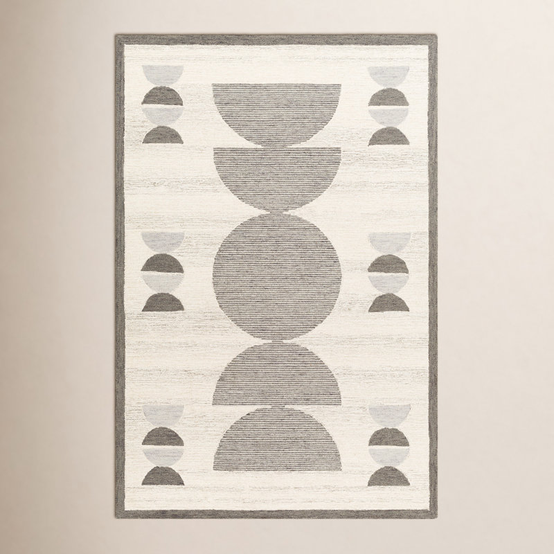 Uptown Performance Wool Geometric Indoor Rug, Rectangle 2' x 3'