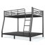 Lits gain de place, lits superposés en acier (grand lit XL et grand lit queen), style moderne
