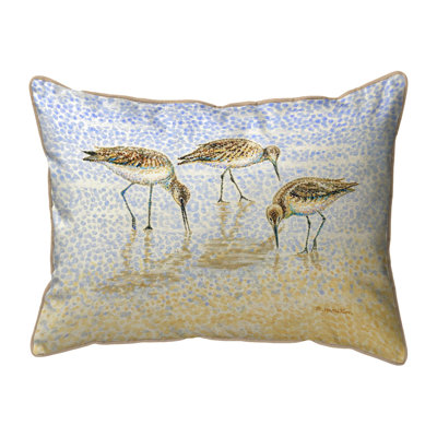 Coussin Willet Sandpipers