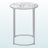 Barney White Accent Table