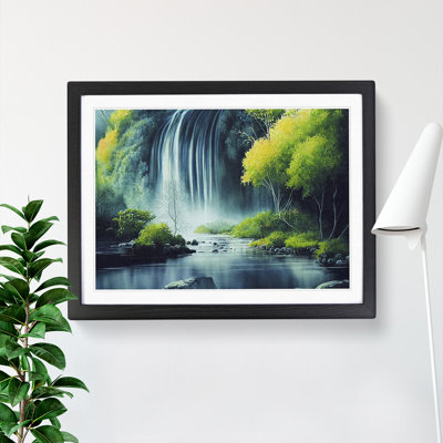 Lush Waterfall Vol.5 - Single Picture Frame Painting