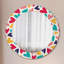 Huldar Glass Flat Wall Mirror