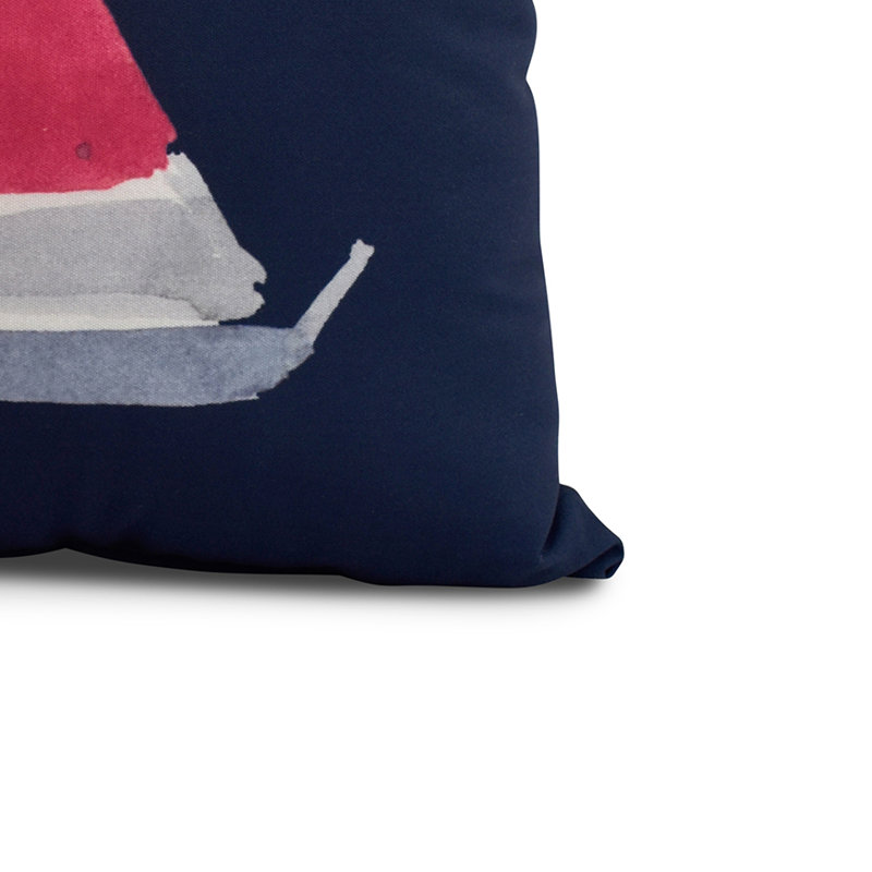 Housse et insert de coussin carré Nantucket, Bleu marine, 20 po x 20 po