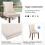 Chaise d'appoint rembourrée capitonnée en velours de cuisine moderne-995503662-995503661