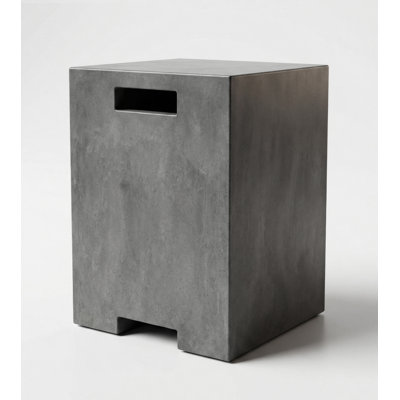 Salsa Concrete Propane Tank Enclosure