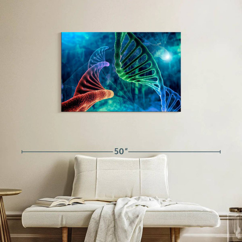 Keiri Two DNA Strands, 24" H x 36" W