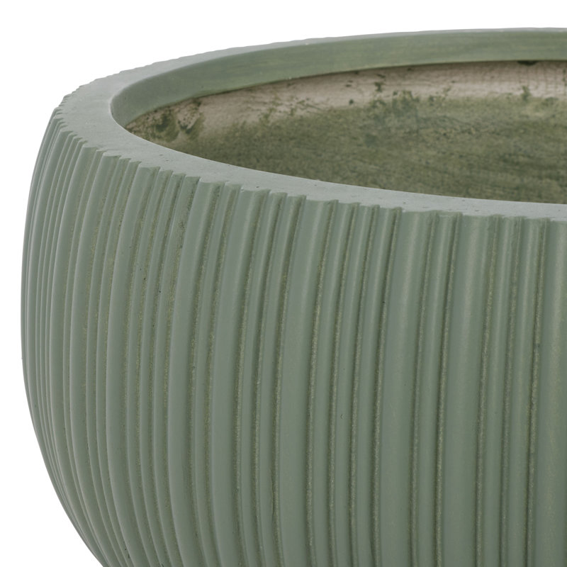 Anita Planter Pot Set Of 3, Green