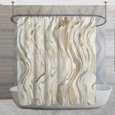 Javia Abstract Shower Curtain