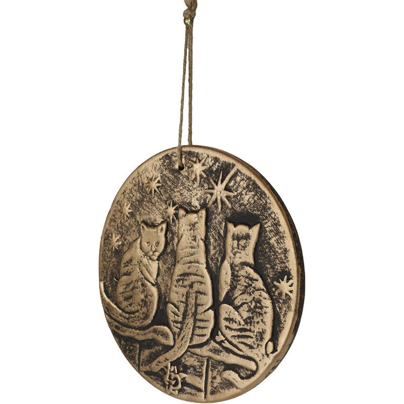 Dywane Handmade Traditional People Wall Decor on Terracotta
