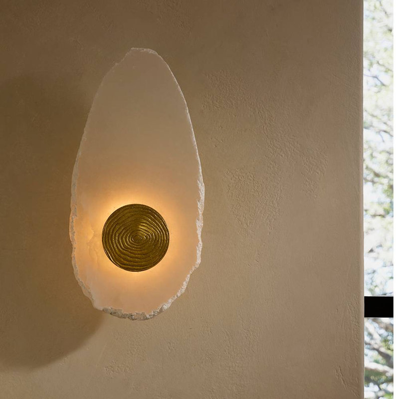 Ravelle Alabaster Wall Sconce