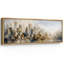 «Abstract City Skyline Reflection Modern Urban Wall Decor très grandes photos, impression sur toile encadrée-126313923-126313921