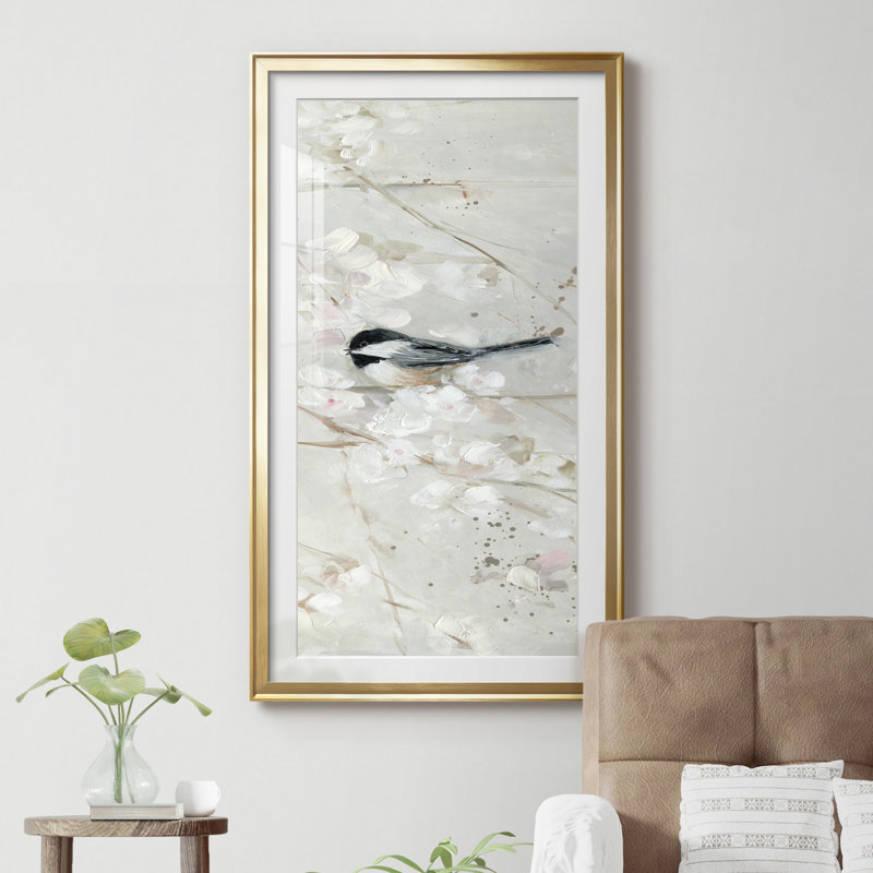 Soft Melody II - Reproduction d'art sur papier encadrée, H 14,5 po x l 26,5 po x P 1,5 po, Encadrement doré