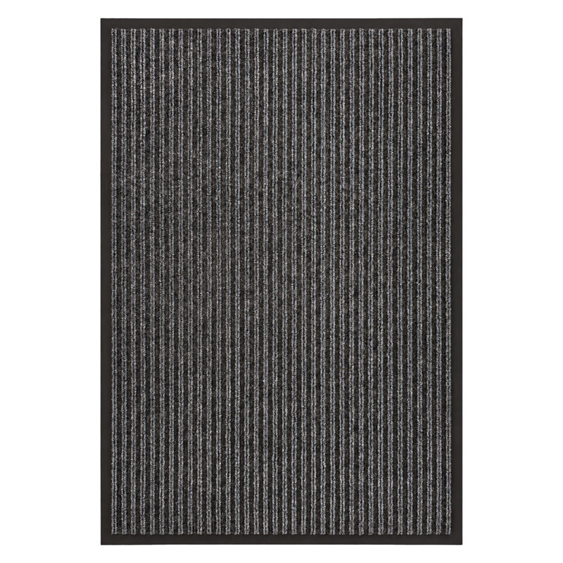 Paillasson antidérapant pour entrée, Gris, 48" W x 72" L