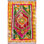 Tapis à poil long performance rose / vert thierry