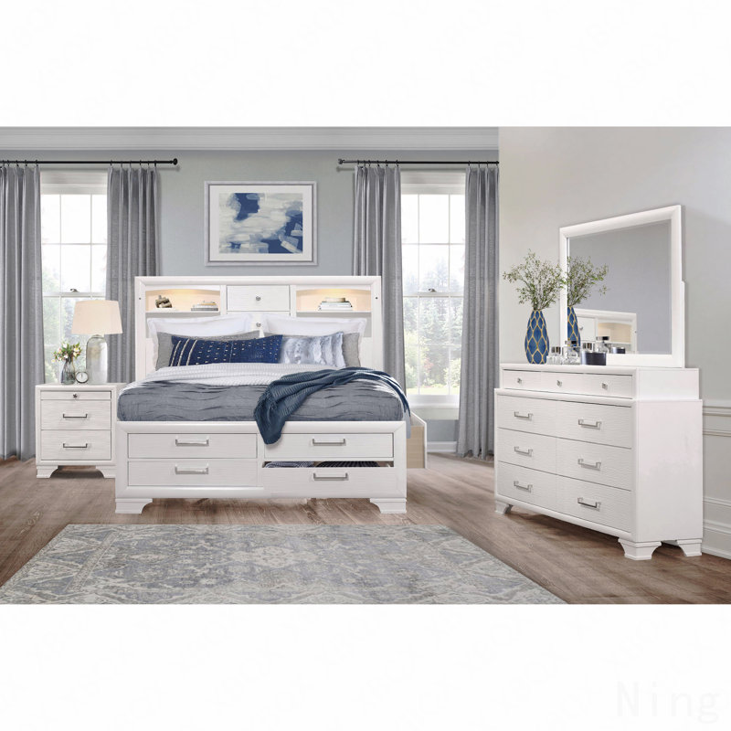 Table de chevet, Blanc