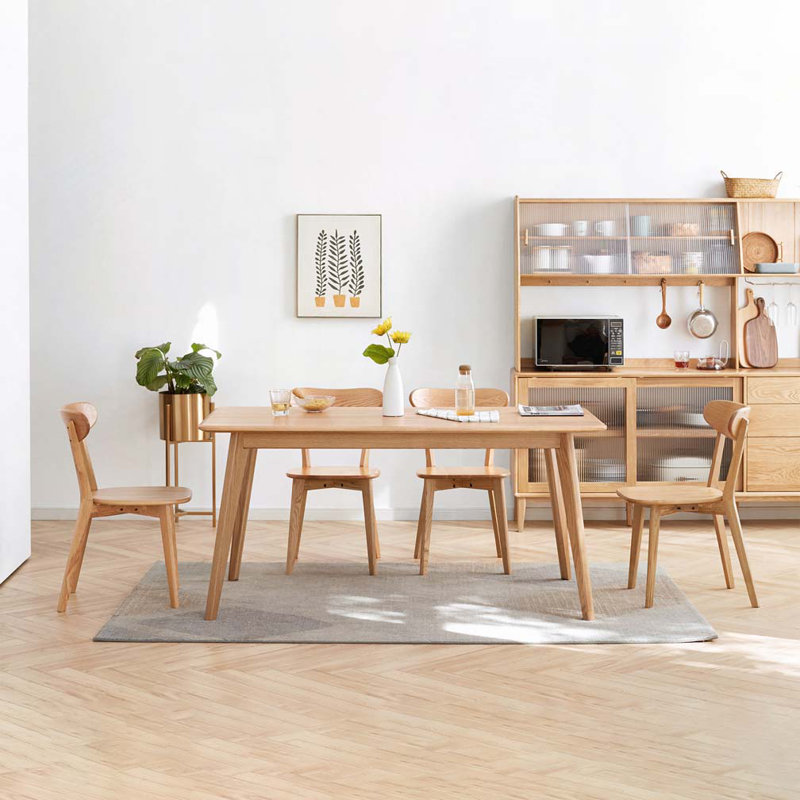 Chaises de salle à manger en bois, Chêne